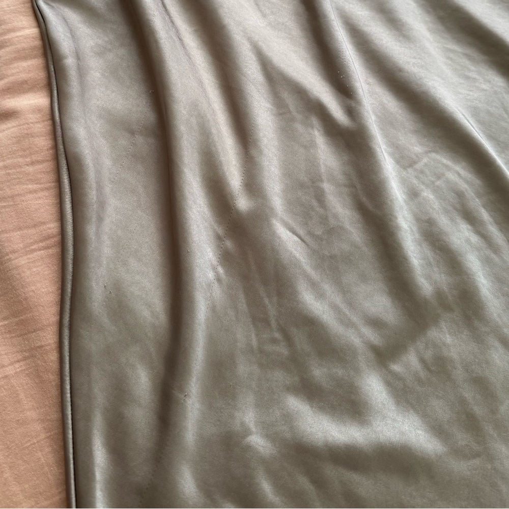 Satin Slip Dress in Beige - Oak Fort - Picture 4 of 4